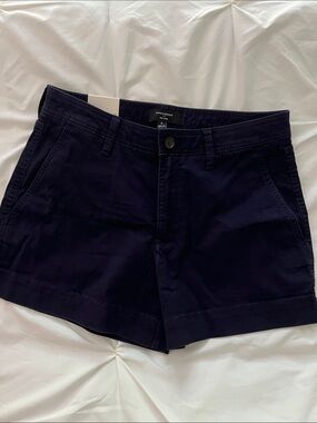 NWT 4” Banana Republic Navy Chino Shorts